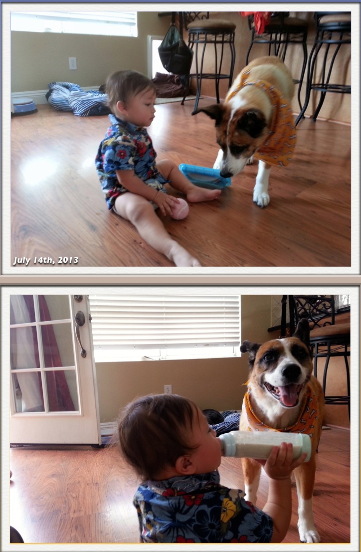 Playing with my nephew